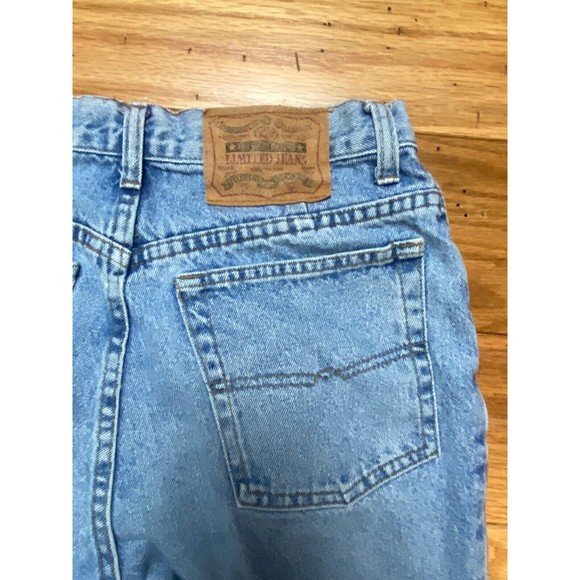 VINTAGE Limited Jeans Womens 8 Blue Mom High Waist Tapered Leg Cotton Denim - Picture 13 of 16